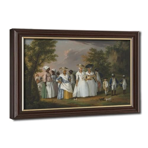 Toile Agostino Brunias haute définition, œuvre d'art de 20,3 cm
