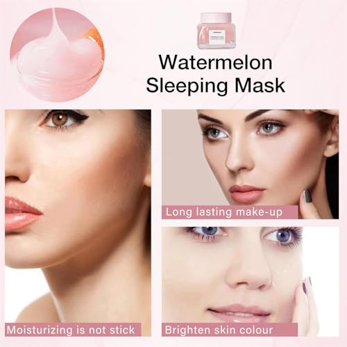 50Ml Glow Watermelon Feuchtigkeitscreme Wassermelonen-Hautpflege Mit AHAs Hyaluronsäure Gesichtsfeuchtigkeitscreme Für Fettige Haut Wassermelonen Hautpflege Feuchtigkeitsspendende Gesichtscreme – Bild 4