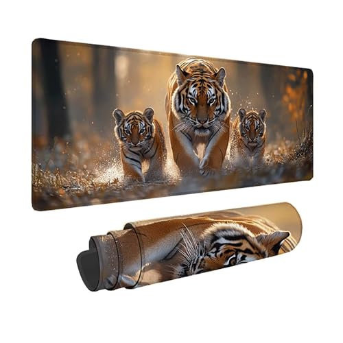 Tapis de souris XXL tigre pour sublimer votre espace de travail ou de jeu sur PC