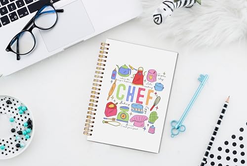Cadeau de chef pour femme : carnet de notes chic 14x21 - 2