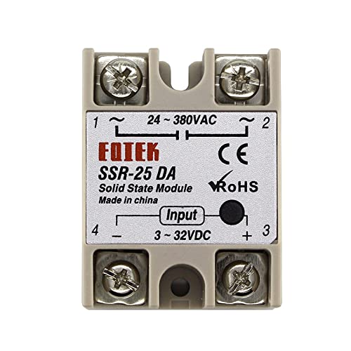 Módulo relé de estado sólido SSR-25DA 10A 25A 40A interruptor electrónico industrial DC a AC 2