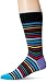 BUGATCHI Men's Stripes and Lines Fancy Sock