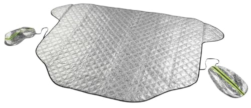 Couverture de pare-brise 147x120 cm avec bâche rétroviseurs