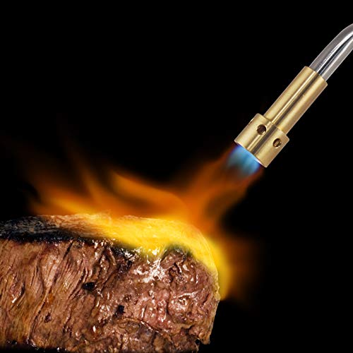 Bluefire Metal Handle Interchangeable Tube Gas Welding Torch Kit,3 Tubes (Swirl, Pencil, Shrink Searing),Fuel Mapp Map Pro Propane,Auto Trigger Start, Soldering Brazing Cooking,Heavy Duty(3 Tubes Kit) #TOP5