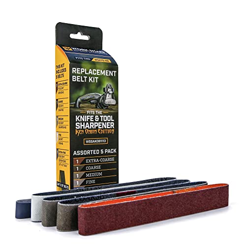 Work Sharp WSSAKO81113 Assorted Belt Kit | Replacement for Ken Onion Edition