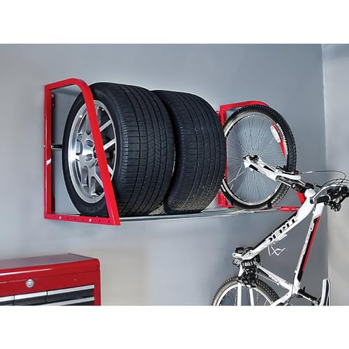 Présentoir pour pneus de garage robuste à roulettes multidirectionnelles