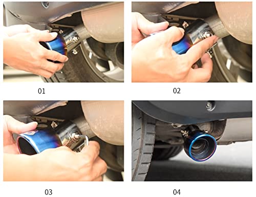 Capa de escape de acero inoxidable 304: diseño premium e interior para coche 453 7