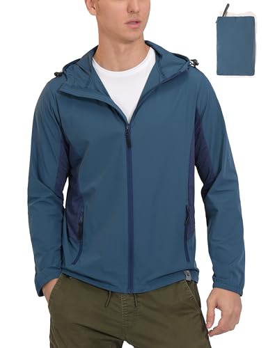 Mapamyumco Atmungsaktive leichte Sommerjacke für Herren zum Laufen...