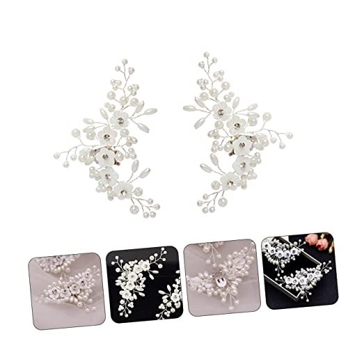 Clips de chaussures délicats pour mariée et grandes fêtes