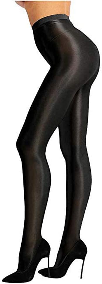 Women 60D Shaping Stockings Plus Size Sexy Pantyhose Flash Oil Shiny Dance Socks Ultra Shimmery Stretch Skinny Tight - Image 3