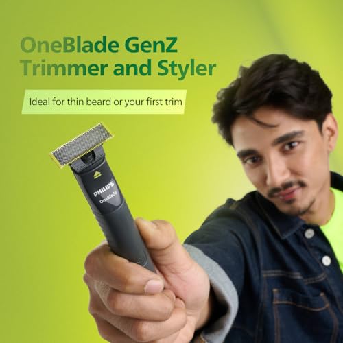 PHILIPS Store Philips One Blade Face Hybrid Trimmer & Shaver QP1424/10 - Image 3