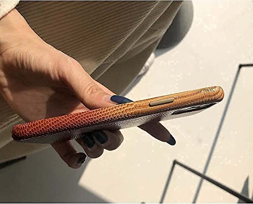 Coque iPhone 11 marron contre les rayures avec doublure floquée protectrice
