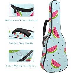 Hondank Housse imperméable pour guitare acoustique avec double bandoulière et poche Motif chaton mignon, Multicolore 08… - Les Beatles, Paul McCartney, John Lennon, RIngo Starr, George Harrison Hondank Housse imperméable pour guitare acoustique avec double bandoulière et poche Motif chaton mignon, Multicolore 08… – Image 4