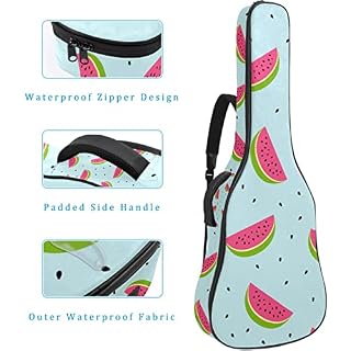 Hondank Housse imperméable pour guitare acoustique avec double bandoulière et poche Motif chaton mignon, Multicolore 08… - Les Beatles, Paul McCartney, John Lennon, RIngo Starr, George Harrison Hondank Housse imperméable pour guitare acoustique avec double bandoulière et poche Motif chaton mignon, Multicolore 08… – Image 4