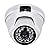 EVERSECU 1080P (HD-TVI/AHD/CVI/Analog) Hybrid Outdoor/Indoor Metal Turret Dome Security Camera, Day Night Vision Security IR Analog Camera, Vandalproof Mini Dome CCTV Camera