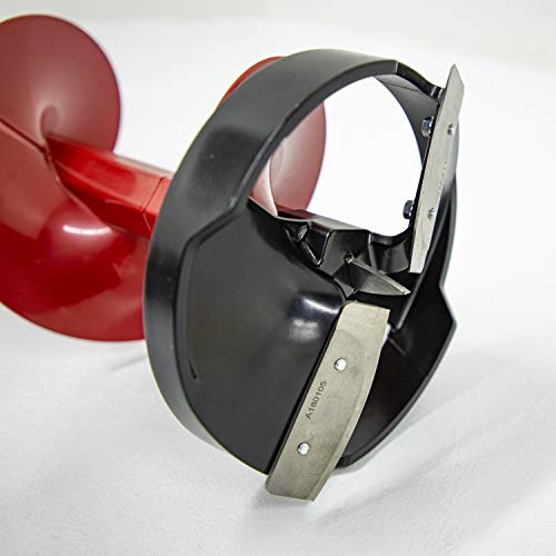 Eskimo 35600 Pistol Bit 8" Ice Auger Drill Adaptive Ice Auger Weighs Only 3.9 Pounds, Centering Point, Redrills Old Holes Easily Extremely Fast Cutting, 42",3-Year Warranty #TOP2