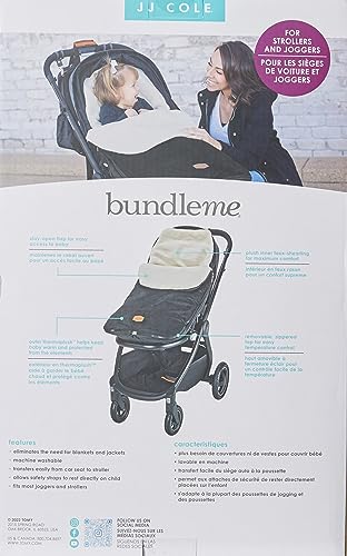 image for TOMY JJ Cole Bundle Me Sherpa-Lined Toddler Car Seat Cover and Bunting