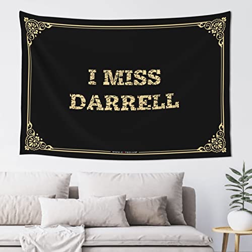 Man Cave I Miss Darrell�̃o�[�X�^�b�t�B�r�[���f�R���[�V�����B�j���̓��A�̃��[��(75×100cm)�B
