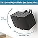 Yibracki Pair of Heavy Duty Speaker Wall Mounts for Sonos 5 Mount & Sonos Play 5 Mount - Tilt & Swivel Adjustable Speaker Mounts for Sonos Play 5 Gen 2 Wall Mounting Brakcet, Black
