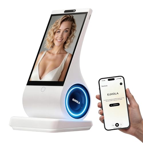 umissfun Emotional AI Companion Device,AI Chat Companion, AI Desktop Robot Companion,Voice Understanding,Personality Design,Tech&Gadget Gift,Geek,Desktop Setup,True Empathy AI-Grows with You (White)