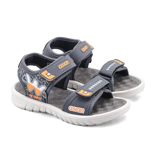 Image of ASIAN Virat Junior-11 Sports Sandals | Soft Cushion Comfort, Adjustable Velcro Fit, Lightweight & Durable | Outdoor Play Sandals for Boys & Girls