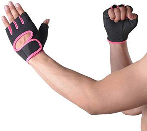 DreamPalace India Unisex Weight Lifting Gloves for Gym Workout, Crossfit, Fitness & Cross Training, Free Size (Pink) (B081W7PWQX) Amazon Price History, Amazon Price Tracker