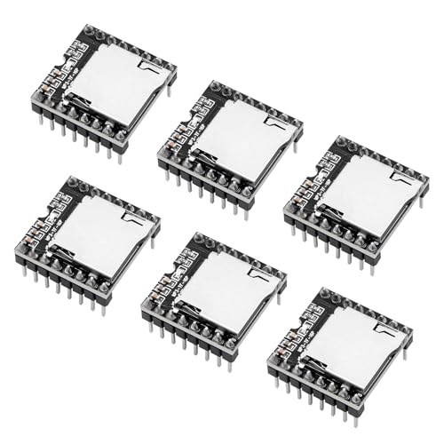 AYWHP - DFPlayer MP3 Module AYWHP 6 Stück Mini Dfplayer Player Master Module TF Karte U Disk Board kompatibel mit Arduino