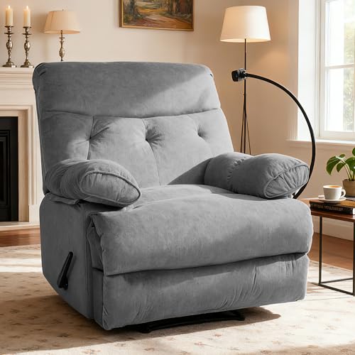 GNMLP2020 Oversized Recliner Chair, 400lbs, Grey