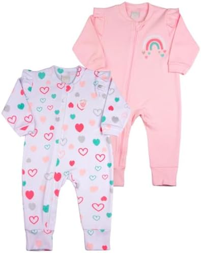 Macacao Bebe Menina Suedine Ziper Estampado e Liso Kit Macacão Su...