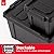 IRIS USA 5 Gallon Lockable Storage Bins with Lids, 6 Pack - Made in USA, Heavy Duty, Stackable Containers, Garage Organizing Bins Moving Tubs, Rugged Sturdy Equipment Utility Box - Black