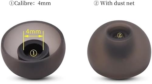 3Paar Galaxy Buds2 Ohrstöpsel Replacement,Ultra Comfort Galaxy Buds Kopfhörer Ohrstöpsel Satz mit Staubschutznetz,Silikon Kopfhörer Ear Buds Zubehör kompatibel mit Samsung Galaxy Buds 2