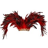 Disfraz de carnaval, rojo, talla única