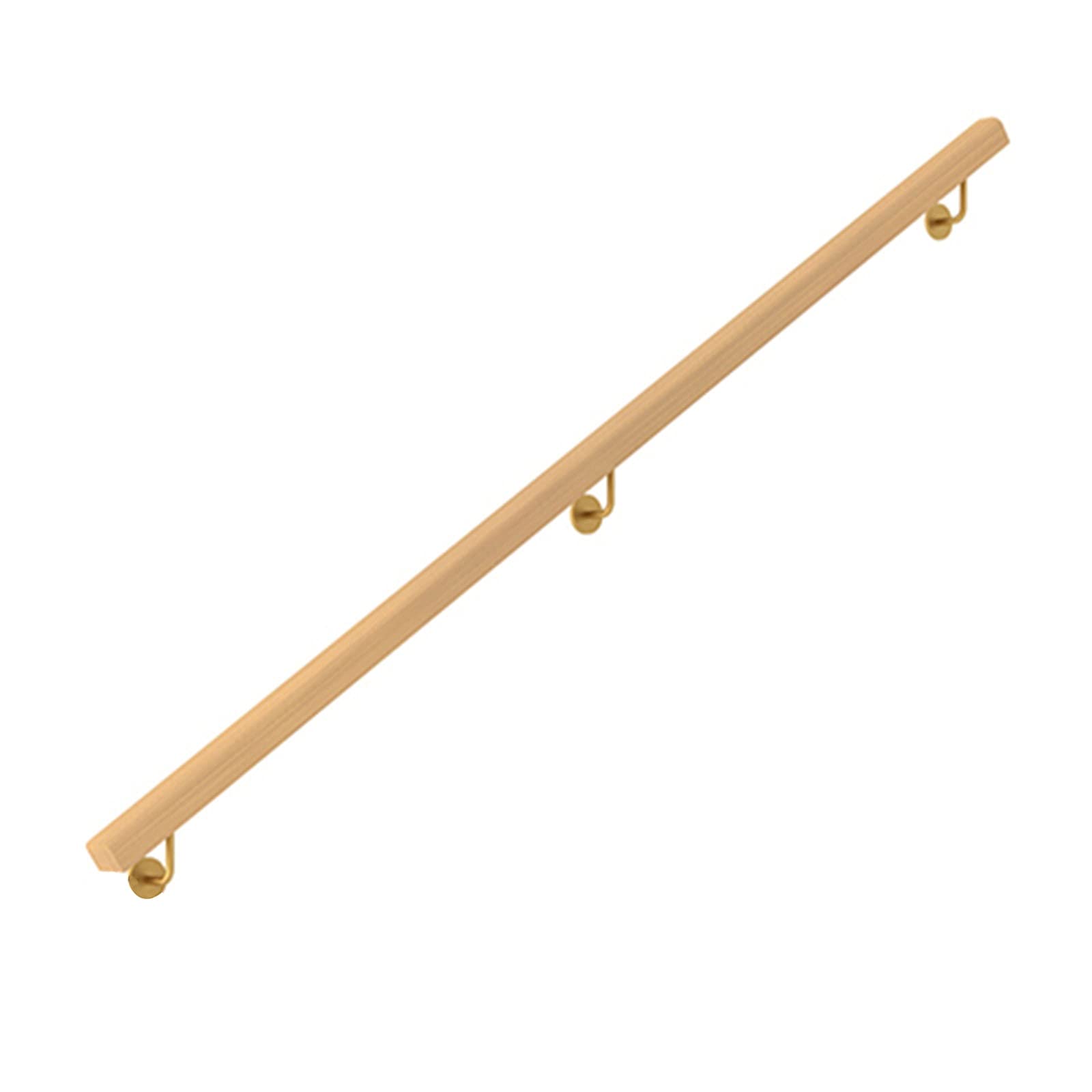 Main courante de sécurité antidérapante en bois de 3 pieds pour intérieur et extérieur