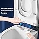 IDEALHOUSE Toilettendeckel Mit Kindersitz, WC Sitz Mit Absenkautomatik, Klodeckel Mit Quick-Release Funktion, LöSt Sich Nie Klobrille, Leicht Zu Reinigen - D Form Weiß Toilettensitz Mit Kinder, Family