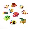 EXCEART 10 Stks Kunstmatige Drijvende Bewegende Vissen Ornament Decoraties Bad Speelgoed Voor Aquarium Aquarium…