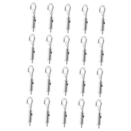 GLEAVI 20 piezas Tensor con Gancho para Cable Accesorios de Suspensión Material Resistente para Colgar Diseño Versátil para Uso Interior y Exterior Instalación Fácil y Rendimiento miniatura 1