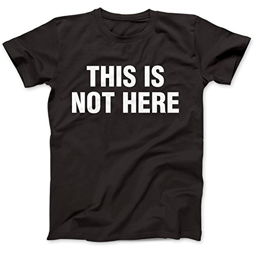 Robot Rave This is Not Here As Worn by T-Shirt Black