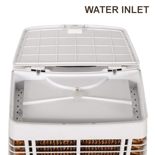 Image of CELLO Gem 25 Heavy Duty Vertical Commercial Air Cooler 22 Litres | High-Density Honeycomb Cooling Pads, Auto-Fill Water Technology, Powerful Air Flow | Long Life Air Cooler For Office & Personal Use