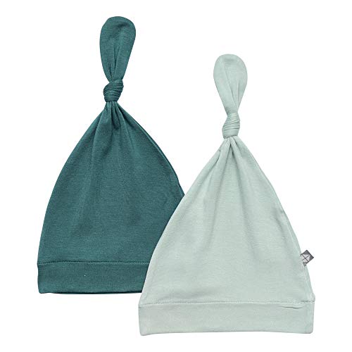 Image of KYTE BABY Bamboo Rayon Baby Beanie Hats Soft Knotted Caps - 2 Pack