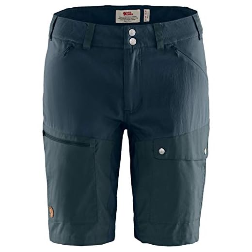 FJALLRAVEN dam abisko midsummer shorts W byxor, mörkblå, 46