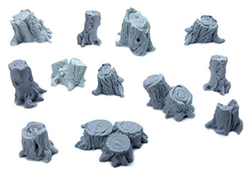 Amazon.com: グリーンスタッフワールド 切り株セット 若木 (10個入