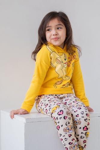 Disney Junior Fleece Pullover Hoodie and Leggings Outfit Set Infant to Big Kid Sizes (12 Months - 14-16)3
