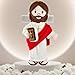 BOKUFLY Jesus Plush Doll Jesus Plushie Stuffed Toy with Book Christian Stuff Religious for Kids Christening Easter 13