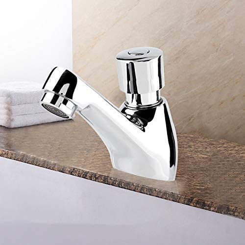Chrom Selbstentleerendes Wasser sparendes Wasserhahn-Zeitverzögerungs-Waschbecken für Hauptküche-Badezimmer-öffentliche Toiletten-Dienstleistungen