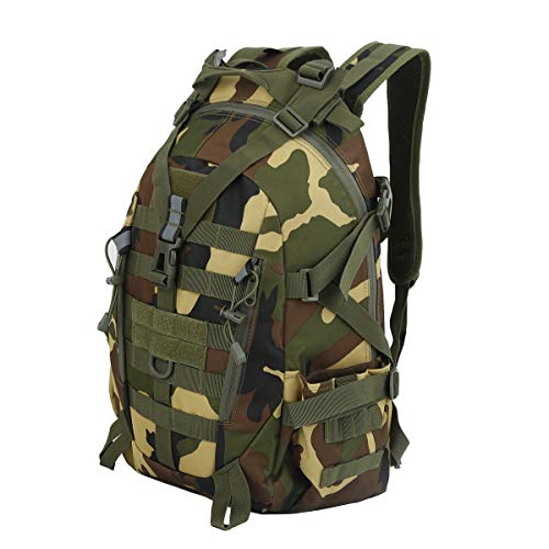 LOCAL LION Tactische rugzak voor heren, 35 l/45 l, militaire wandelrugzak, waterdicht, Molle trekkingrugzak voor… - Image 4