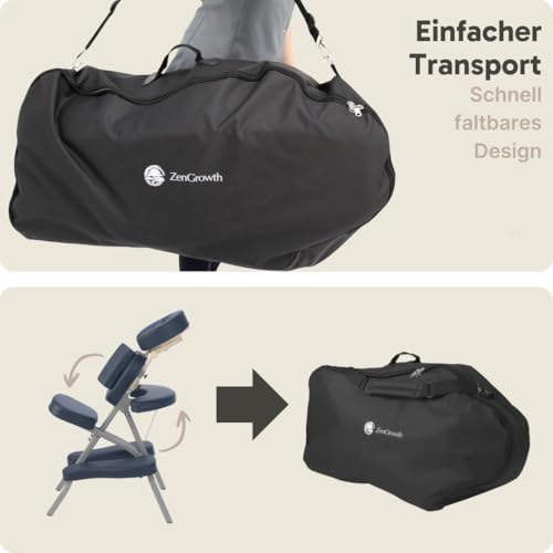 Massagestuhl Zengrowth Klappstuhl Valo in Marineblau