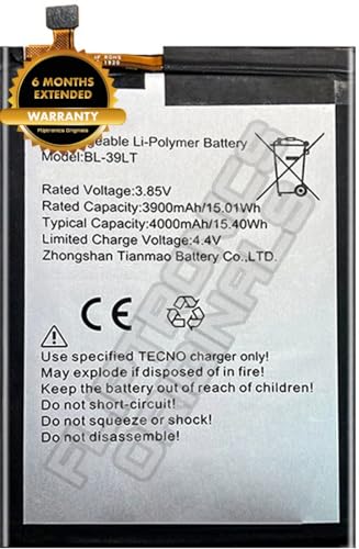 Image of BL-39LT Battery for Tecno Spark 4 KC8 Camon 12 / CC7S Battery with 6 Month Warranty**** (I94)