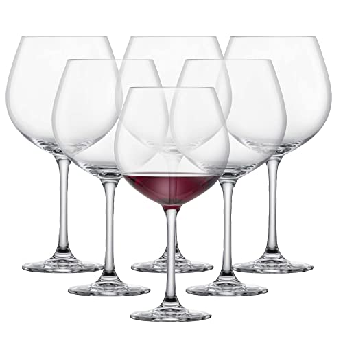 Schott Zwiesel BURGUNDER CLASSICO 140 Rotweinglas, Glas, transparent, 37.4 x 25.3 x 24.5 cm, 6-Einheiten