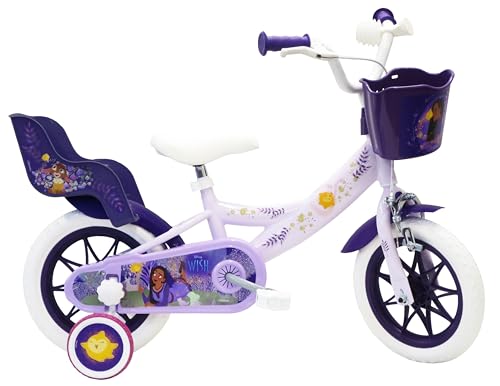 Vélo pour fille lilas 12 pouces idéal pour les balades de votre bébé au parc