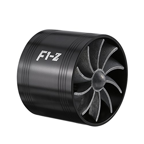 Honeytecs Entrada de Filtro de Ar de Poupança de Gás de Combustível Universal Único/Duplo Turbocompr